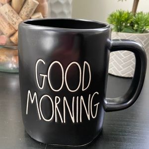 Rae Dunn ‘GOOD MORNING’ Black Mug